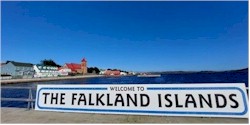 tmb welcome falklands sign