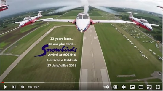 tmb 550 Snowbirds Video